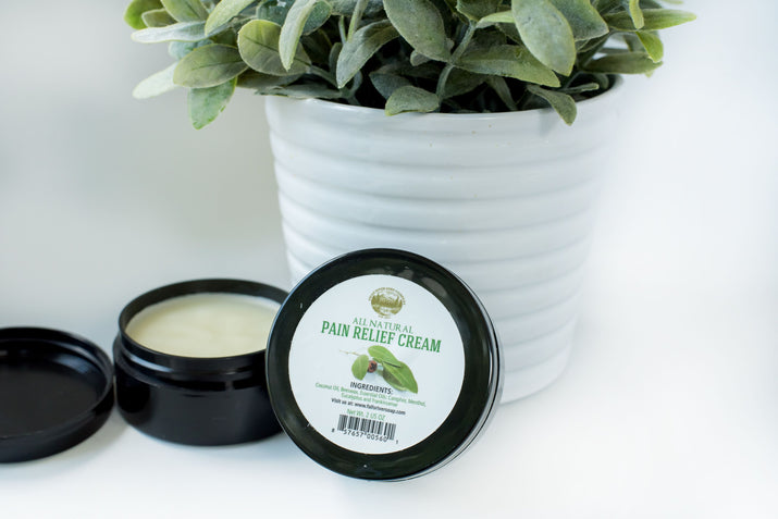 Natural Pain Relief Therapy Cream - 2 Oz Essential Oil for Arthritis, Back Pain & Sore Muscles - Safe, Effective & Side Effect Free