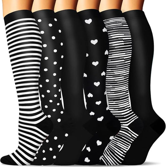 Compression Socks for Women & Men Circulation Relief System