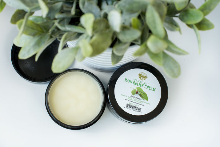 Natural Pain Relief Therapy Cream - 2 Oz Essential Oil for Arthritis, Back Pain & Sore Muscles - Safe, Effective & Side Effect Free
