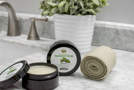 Natural Pain Relief Therapy Cream - 2 Oz Essential Oil for Arthritis, Back Pain & Sore Muscles - Safe, Effective & Side Effect Free